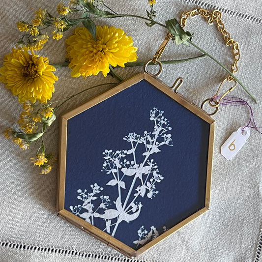 Cyanotype Ornament - b