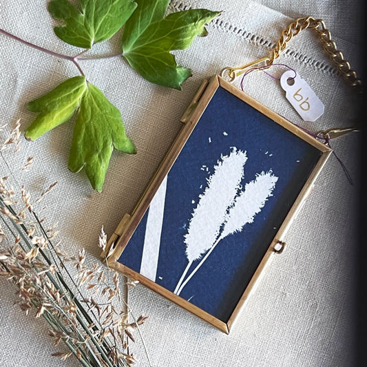 Cyanotype Ornament - bb