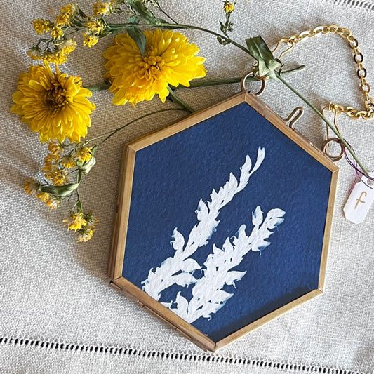 Cyanotype Ornament - f