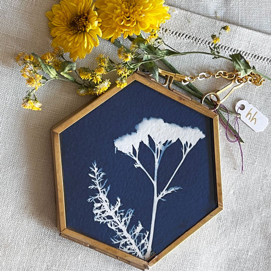 Cyanotype Ornament - hh