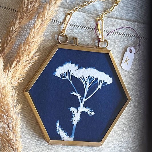 Cyanotype Ornament - k