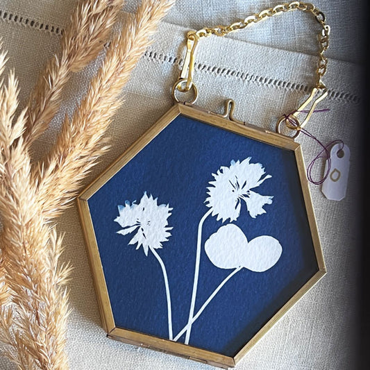 Cyanotype Ornament - o