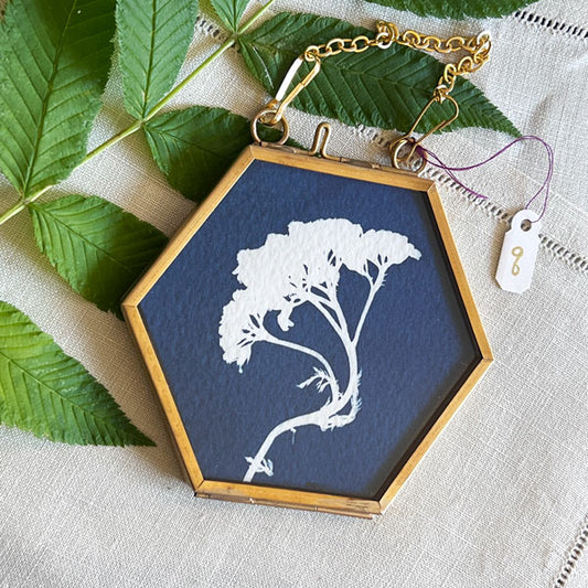 Cyanotype Ornament - q