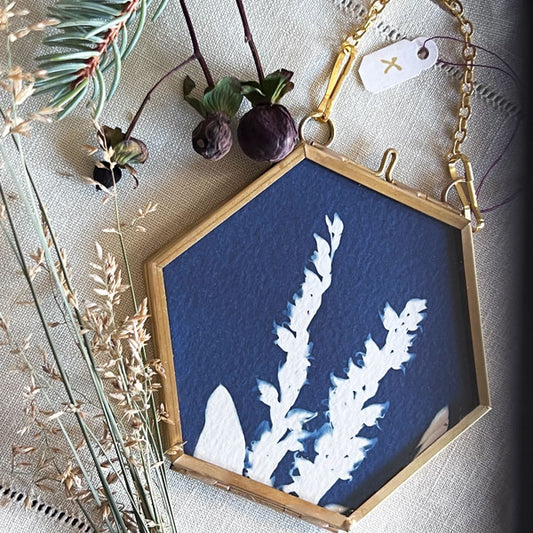 Cyanotype Ornament - x